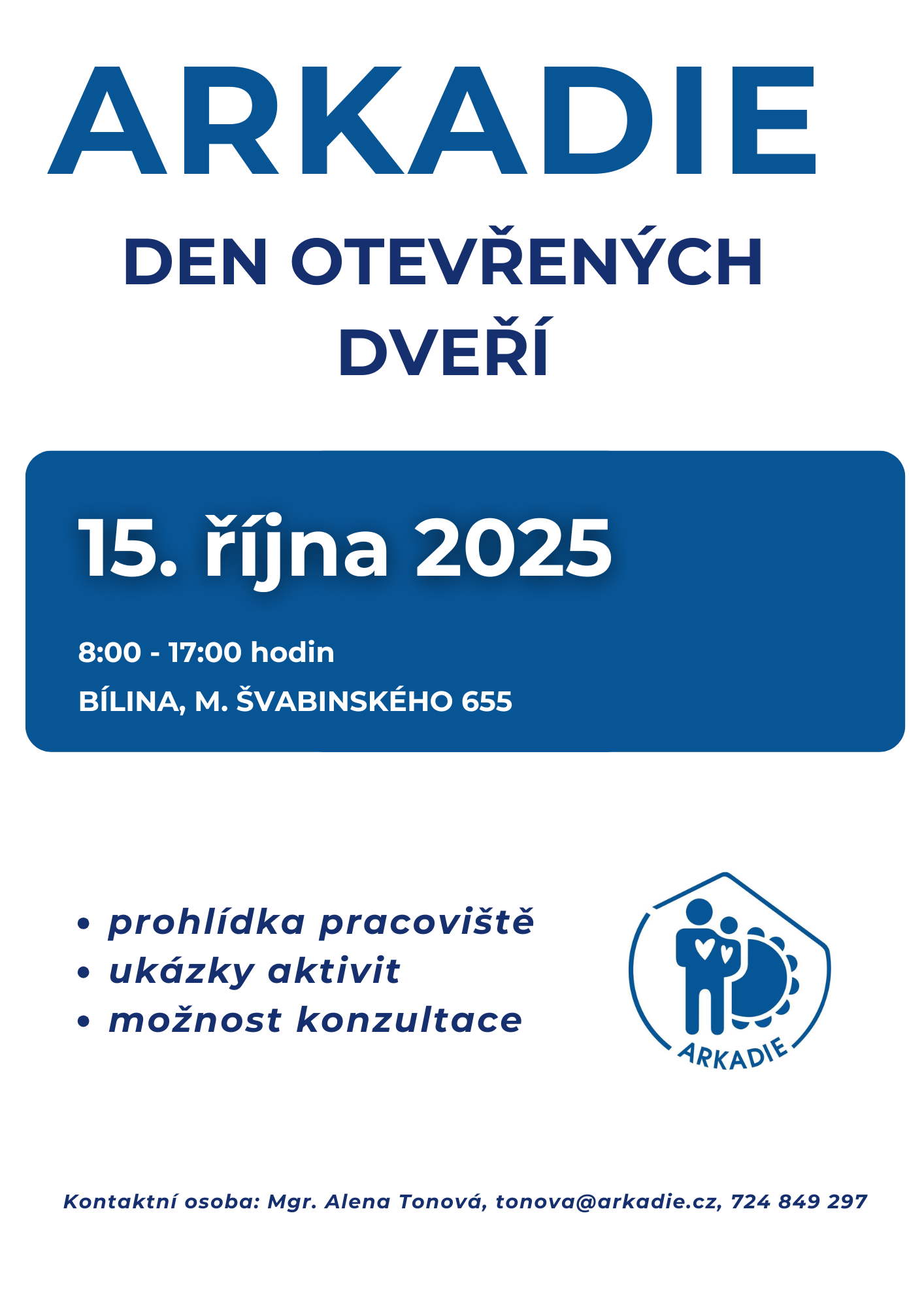 Den otevřených dveří nového stacionáře v Bílině