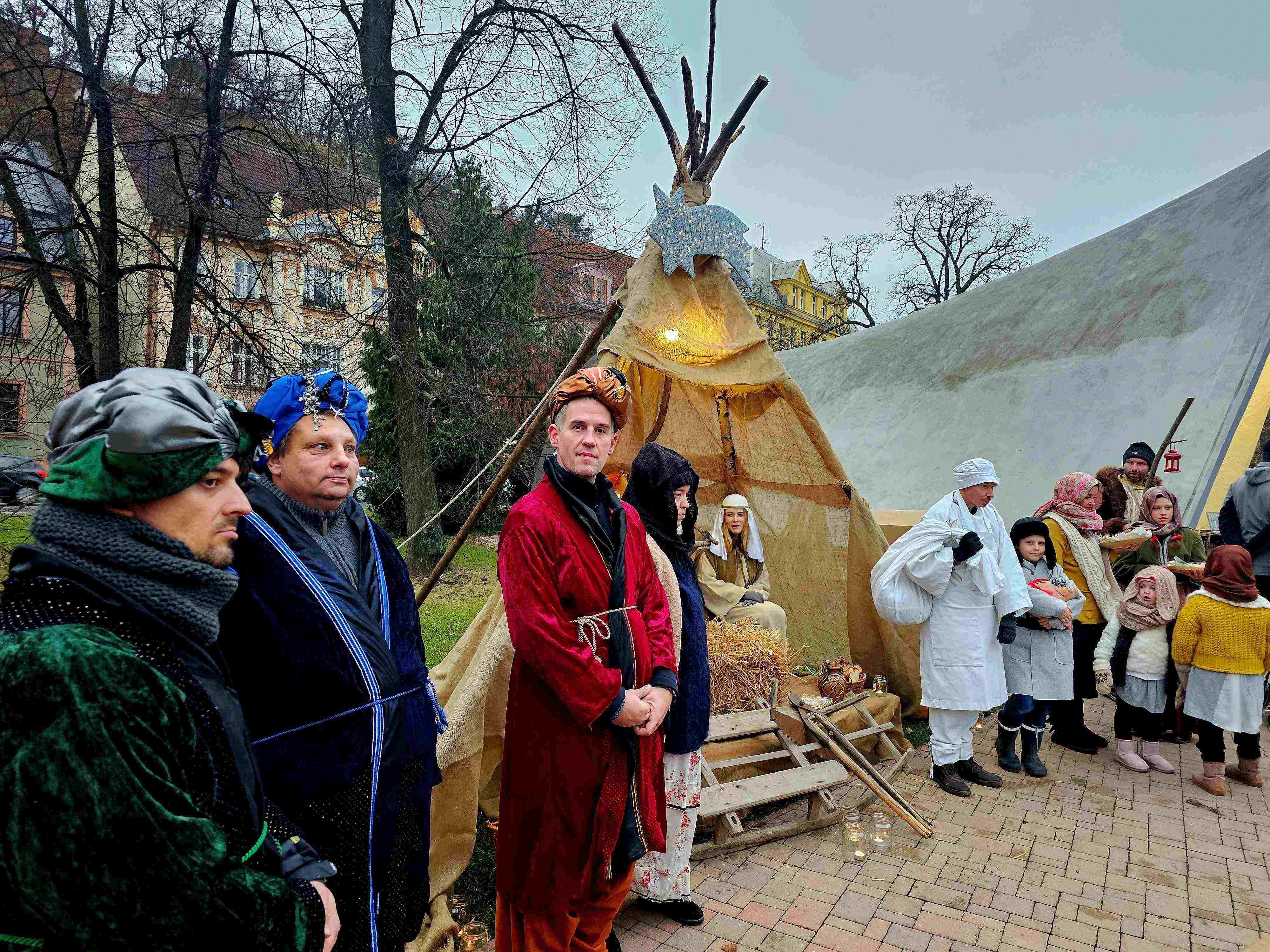 Vánoce s Arkadií opět s živým betlémem